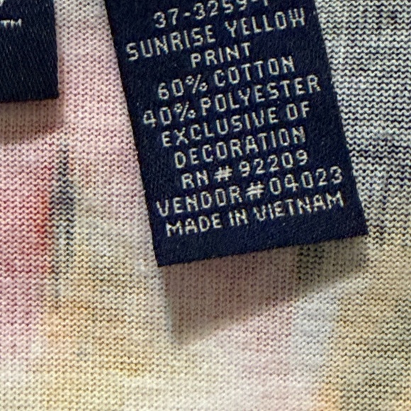 Denim 24/7 Vibrant Yellow and Green Tank Top - Picture 5 of 9